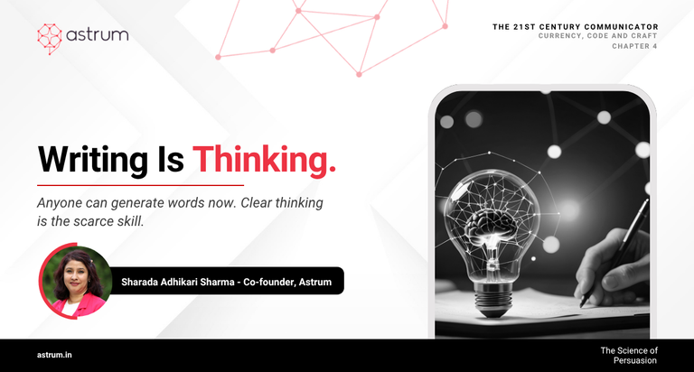 Writing Is Thinking In Action